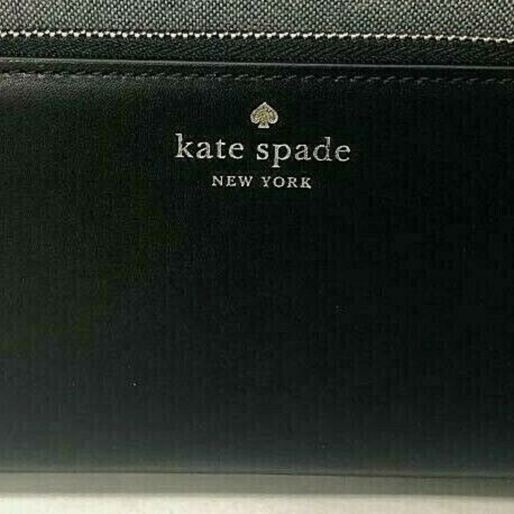 NWT Kate Spade Large Continental Jana Black Wallet